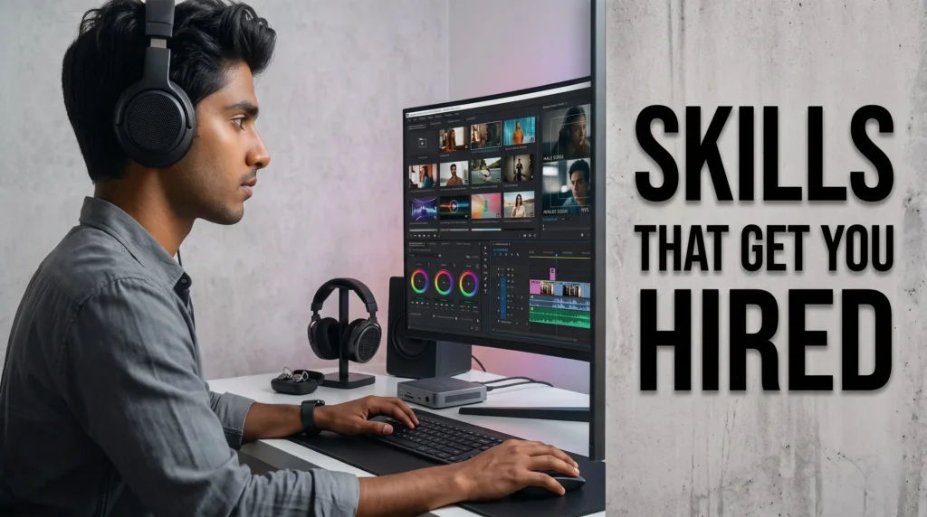 Video editing career skills and opportunities in India