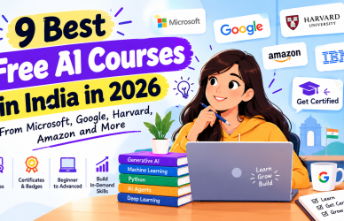 9 Best Free AI Courses in India 2026 | Microsoft, Google & More